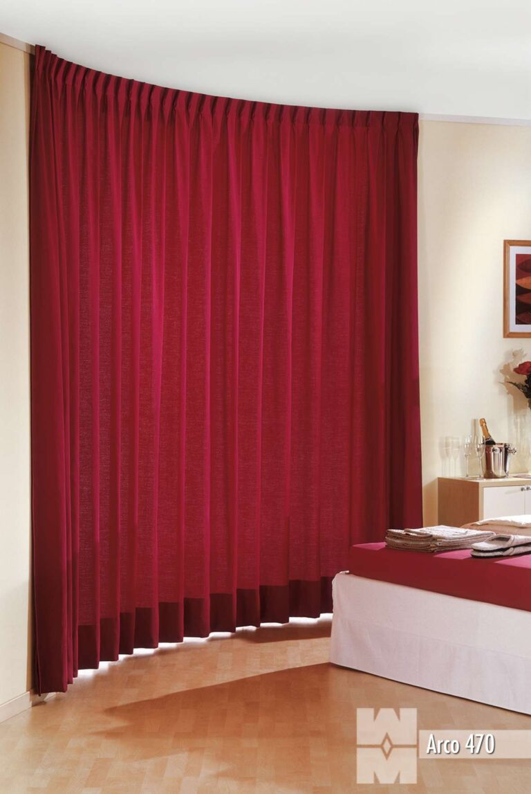 Curtain track system