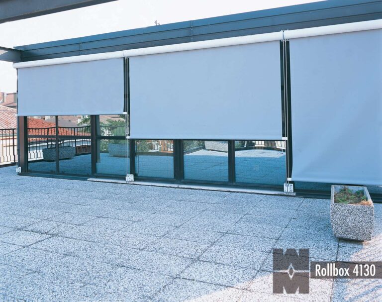 External roller blinds