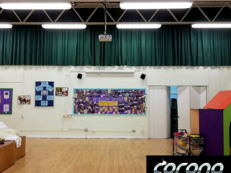 School Hall Curtain, Shropshire