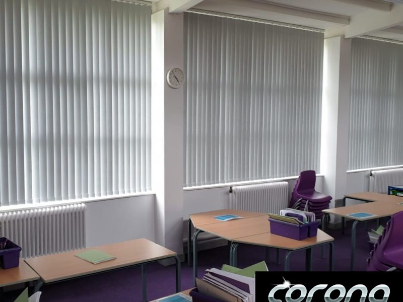 Vertical school blinds, Blackpool