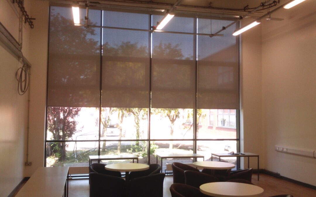 Technology college roller blinds